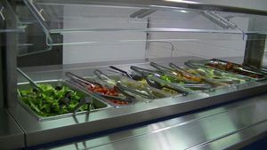 image of a salad bar